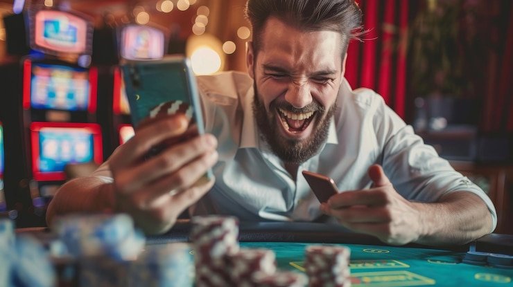 Antarmuka platform Tenis danauhoki di ponsel Android dengan opsi pembayaran QRIS